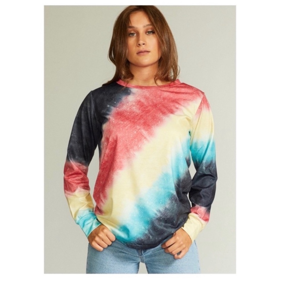 TIE DYE PULL OVER TOP